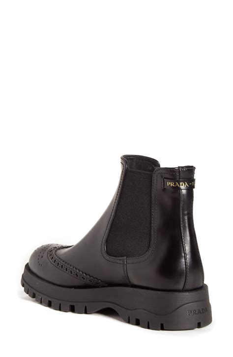 prada chelsea lug boot